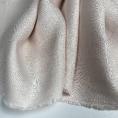 Coupon de tissu en toile de lin rose blush pâle 1,50m ou 3m x 1,40m