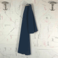 Coupon de tissu crêpe de polyester transparent couleur bleu ombragé 3m x 1,40m