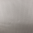 Coupon de tissu doublure en bemberg avec rayures noires sur fond blanc grisé 1m x 1,40m