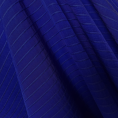 Coupon de tissu en viscose mélangée rayures bayadères bleu 1,50m ou 3m x 1,40m