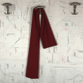 Coupon de tissu ottoman de polyester rouge 1,50m ou 3m x 1,40m