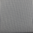 Coupon de tissu seersucker en coton rayé marine et blanc 1,50m ou 3m x 1,30m