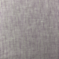 Coupon de tissu de lin à mini rayures violettes 1,50m ou 3m x 1,40m