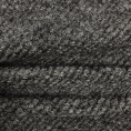 Coupon de tissu en sergé bouclette de laine gris foncé 1,50m ou 3m x 1,50m