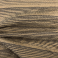 Coupon de tissu en sergé de laine mélangée à rayures dans les tons grège 1m50 ou 3m x 1,40m