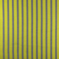 Coupon de tissu en viscose et acétate rayé sergé jaune fluo et gris satiné 1,50m ou 3m x 1,40m