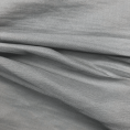 Coupon de tissu en toile de lin et coton froissée gris clair 1,50m ou 3m x 1,40m
