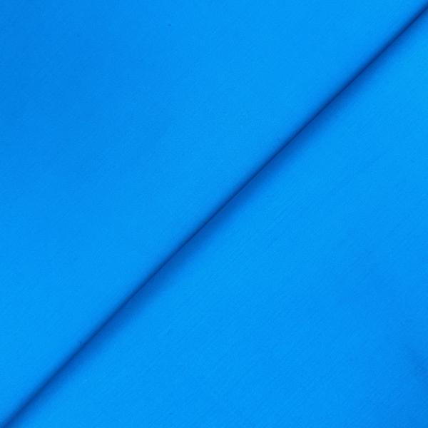 Coupon de tissu de popeline en coton bleu 3m x 1,40m