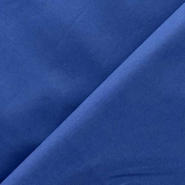 Coupon de tissu de popeline en coton bleu marine 2m x 1,40m