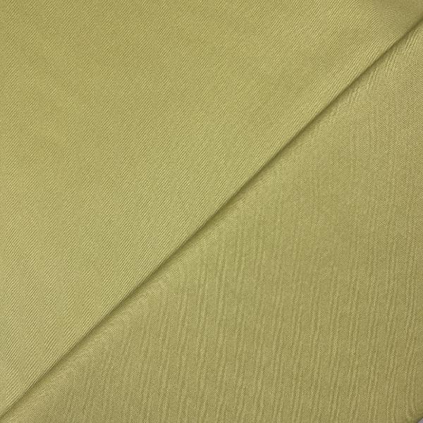 Coupon de tissu en gabardine de coton mélangé vert kaki 1,50m ou 3m x 1,50m
