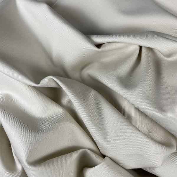 Coupon de tissu en sergé de coton crème satiné 1,50m ou 3m x 1,40m