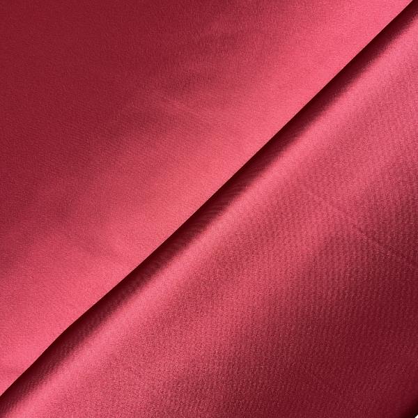 Coupon de tissu en satin de polyester rouge foncé 1,50m ou 3m x 1,50m