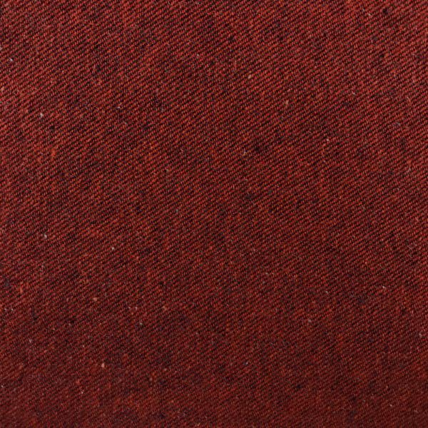 Coupon de tissu en sergé de coton réversible, une face rouge mouchetée et une face bleu mouchetée 1,50m ou 3m x 1,40m