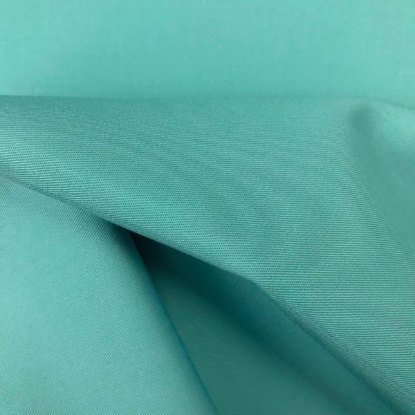 Coupon de tissu en sergé de coton turquoise 1,50m ou 3m x 1,40m
