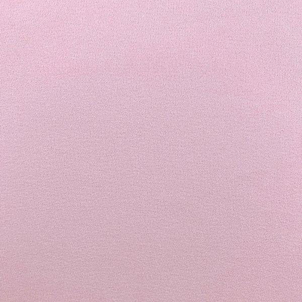 Coupon de tissu crêpe de polyester et viscose rose dragée 3m x 1,30m