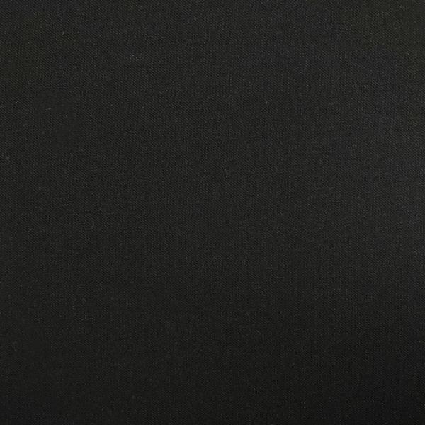 Coupon de tissu déperlant en sergé de coton noir double face 1,50m ou 3m x 1,40m