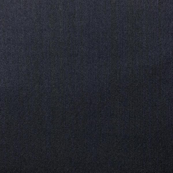 Coupon de tissu de gabardine de laine, polyester et soie bleu marine 1,50m ou 3m x 1,50m