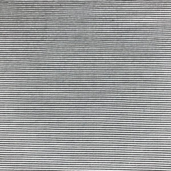 Coupon de tissu seersucker en coton à fines rayures blanches et grises 3m x 1,10m