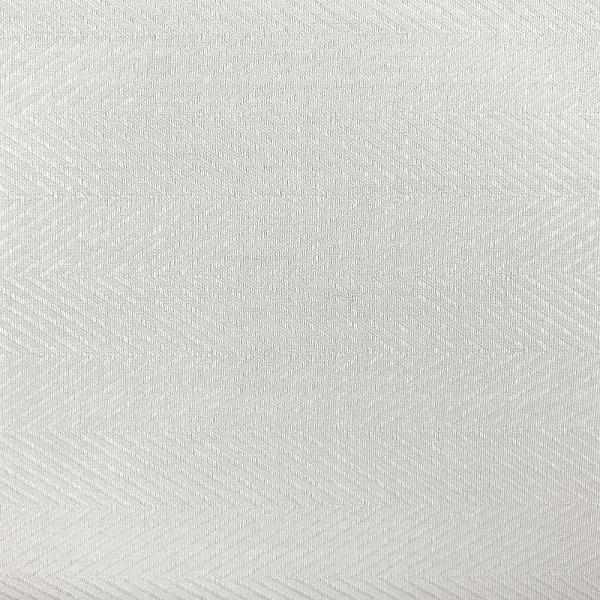 Coupon de tissu en toile en coton chevron blanc cassé 1,50m ou 3m x 1,40m
