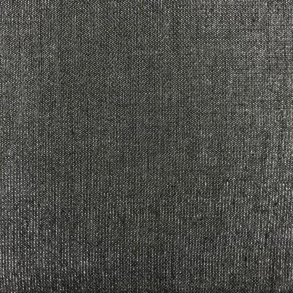 Coupon de tissu en lin et lurex noir pailleté 1,50m ou 3m x 1,40m