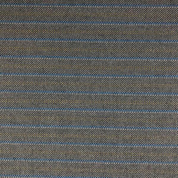 Coupon de tissu amure sergé de laine mélangée rayée sur fond gris clair 3m x 1,40m