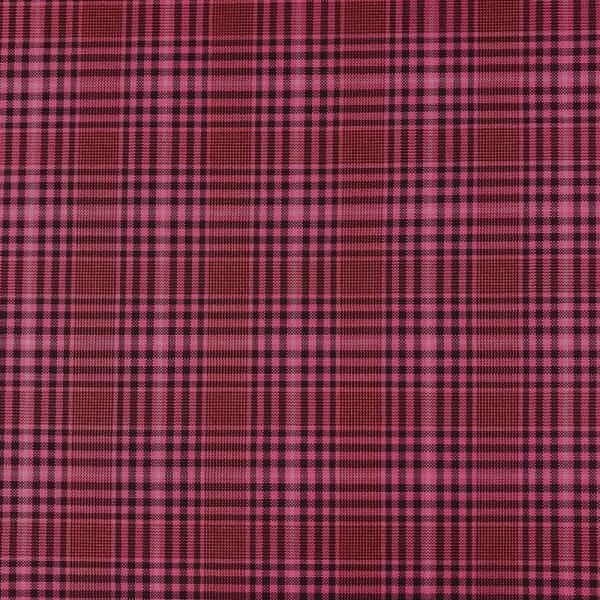 Coupon of wool drapery fabric checkered in shades of pink 3m x 1.50m