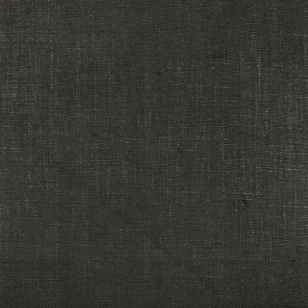 Coupon de tissu de lin épais noir 1,50m ou 3m x 1,50m