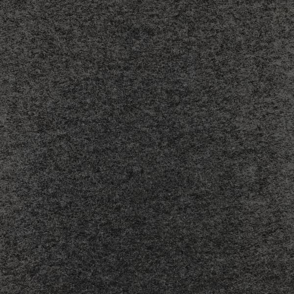 Coupon de tissu en double flanelle de laine gris foncé 1,50m ou 3m x 1,40m