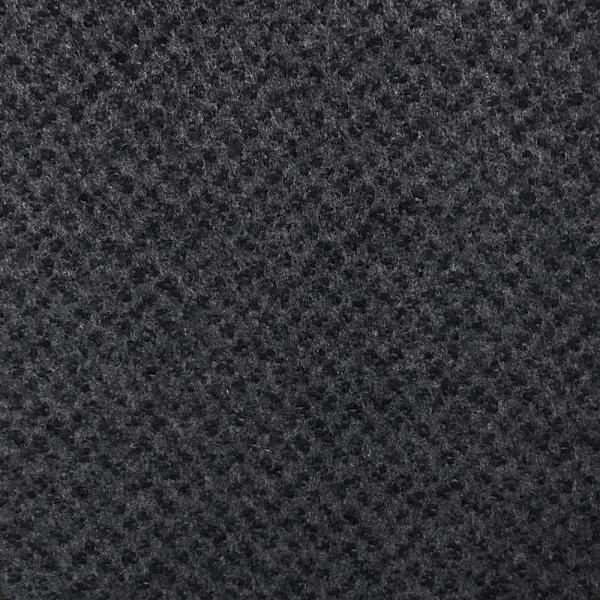 Coupon de tissu laine granité couleur gris anthracite 3m x 1,40m