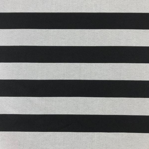 Coupon de tissu de laine mélangée à rayures grises et noires 1m50 ou 3m x 1,40m