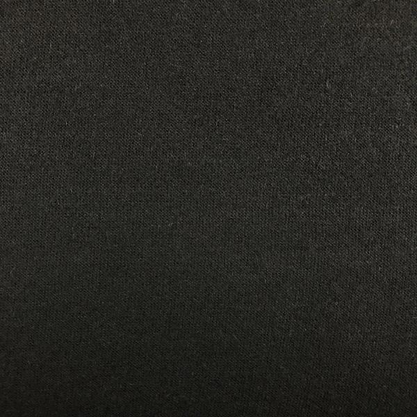 Coupon de tissu en jersey de laine alpaga, viscose et polyamide noir 1,50m ou 3m x 1,30m