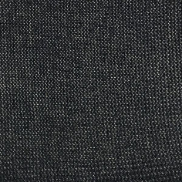 Coupon de tissu en jersey de coton, viscose et polyester réversible marine chiné et or blanc 1,50m ou 3m x 1,30m
