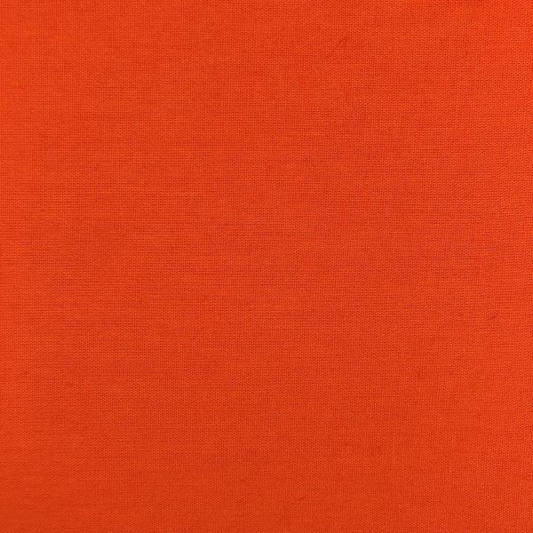 Coupon de tissu de lin et coton orange flashy 1,50 ou 3m x 1,40m
