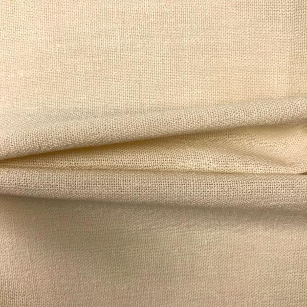 Coupon de tissu de lin tissage irrégulier beige 1,50 ou 3m x 1,40m