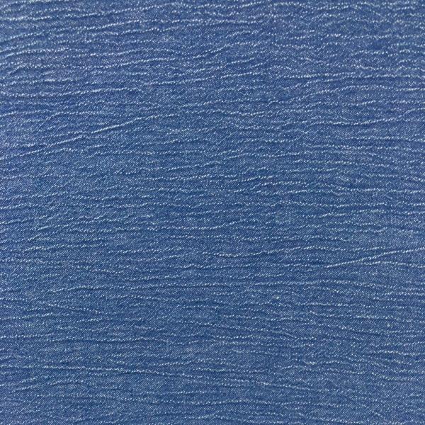 Coupon de tissu style chambray bleu en viscose et coton 1,50 ou 3m x 1,40m