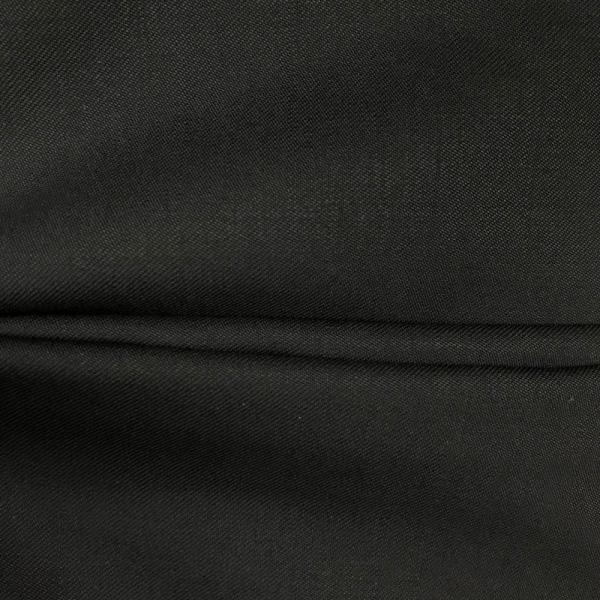 Coupon de tissu en sergé de laine noir 1,50m ou 3m x 1,50m