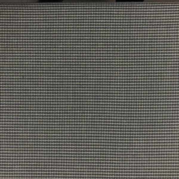 Coupon de tissu en toile de coton à micro-carreaux dans les tons de gris 3m x 1,20m