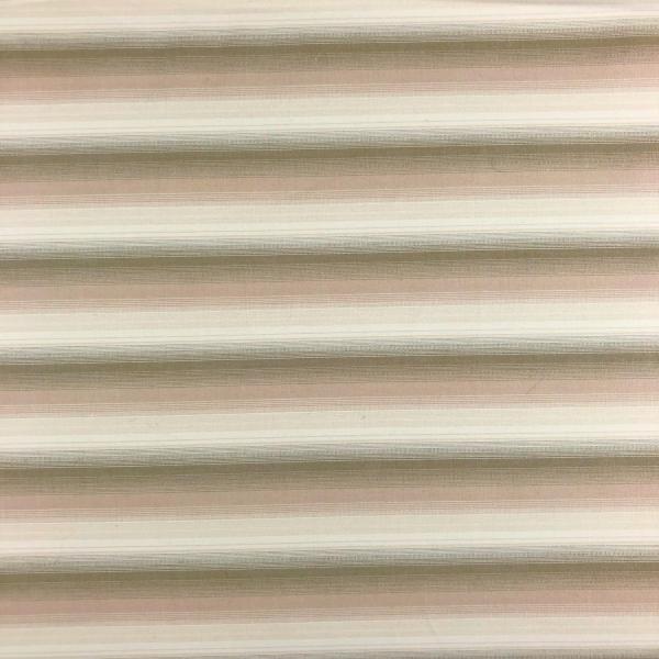 Coupon de tissu en toile de coton à rayures beiges 3m x 1,40m