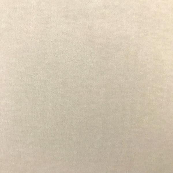 Coupon de tissu en velours de coton lisse beige clair 1,50m ou 3m x 1,40m