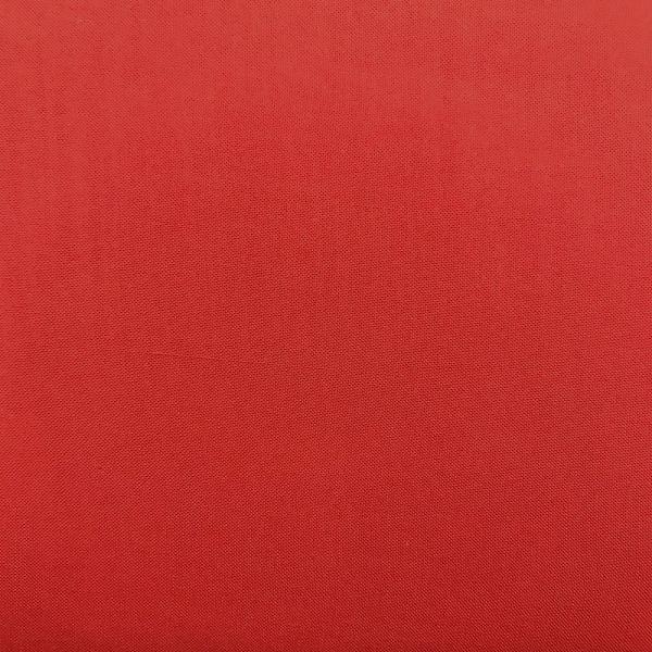 Coupon de tissu en voile de viscose rouge écrevisse 3m x 1,40m