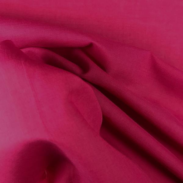 Coupon de tissu en voile de coton rose fucshia 1,50m ou 3m x 1,40m