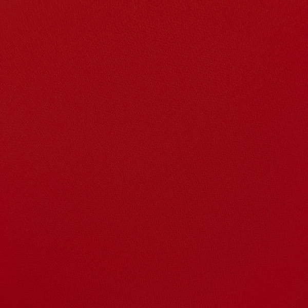Coupon de tissu en crêpe de polyester rouge vif 1,50m ou 3m x 1,40m