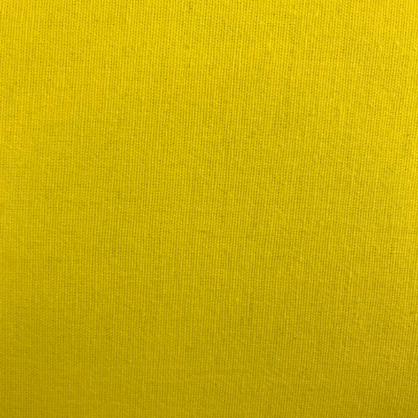 Coupon de tissu en lin et coton mélangés couleur bouton d'or 3m x 1,40m