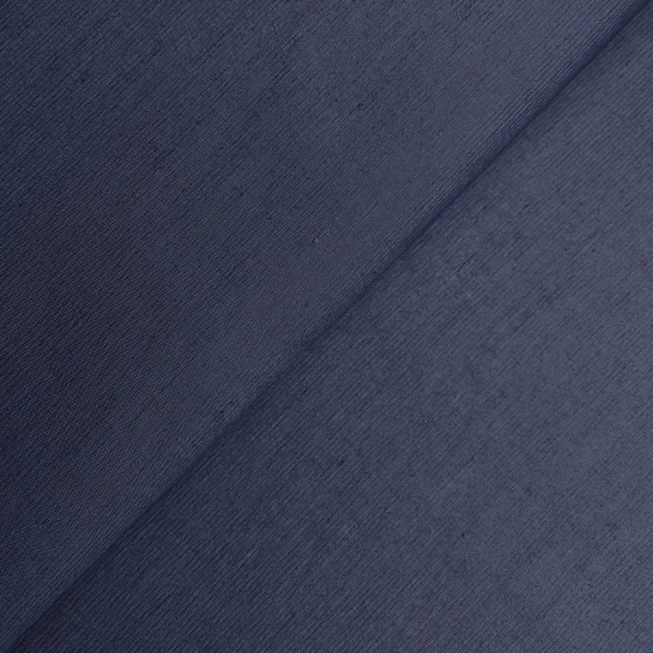 Coupon de tissu léger en lin et soie bleu marine 1,50m ou 3m x 1,40m