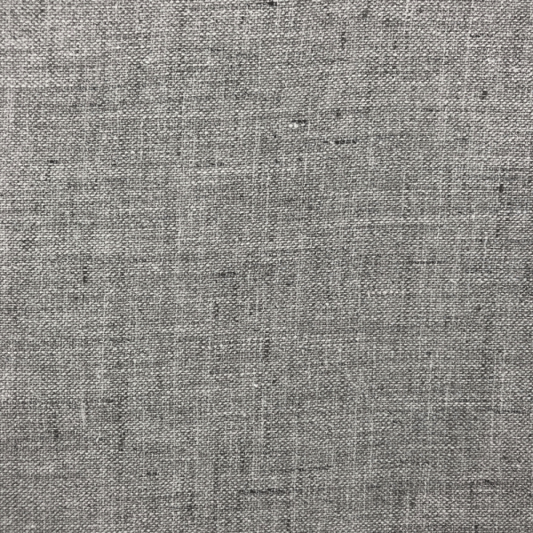 Coupon de tissu en voile de lin gris chiné 1,50m ou 3m x 1,40m