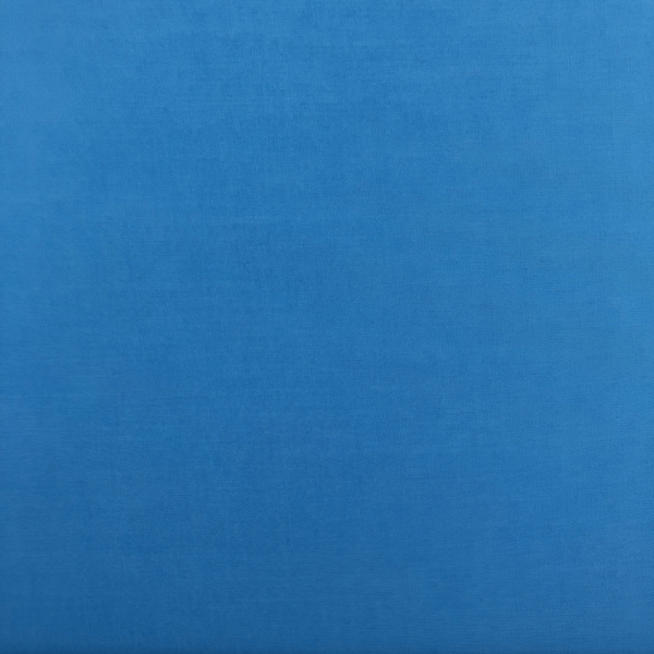 Coupon de tissu en voile de coton bleu 1,50m ou 3m x 1,40m